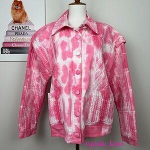 LoveShackFancy Adelade Tie Dye Jacket